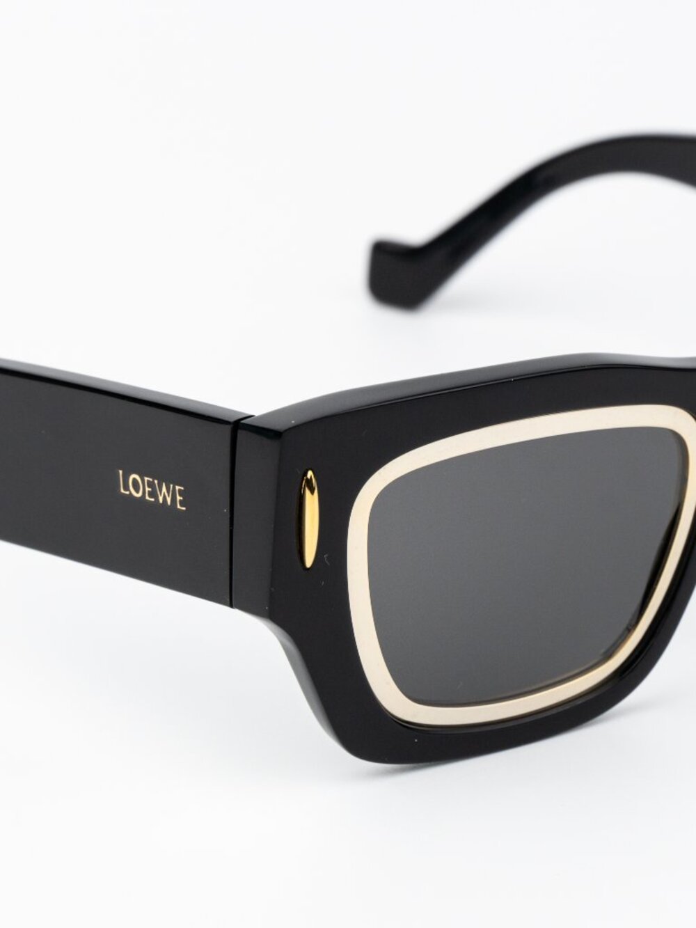 Loewe Men Sunglasses Black Square LW40168I 01A NEW AUTHENTIC - Picture 7 of 11